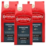 Community Coffee Signature Blend Dark Roast, Ground, 12 Ounces (pack 3). Fixed Price $55.24.