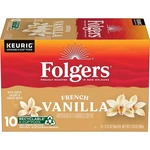 Folgers French Vanilla Coffee Keurig K-cup Pods Single Serve 10 Count Box Sealed. Fixed Price $24.30.