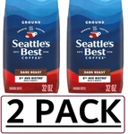 Pack-seattle's Best 6TH Avenue Bistro Level Ground Coffee 32 Oz(total 64 Oz). Fixed Price $53.97.