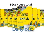Cafe Bustelo Brazil Blend Coffee For Keurig Cup 96CT Old Stock. Fixed Price $49.87.