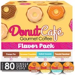 Donut Caf Flavored Coffee Pods Variety Pack 80 Count - 4 Gourmet Flavors. Fixed Price $37.38.