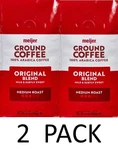 Meijer Original Blend Medium Roast Ground Coffee 100% Arabica 12 Oz Bag - Pack. Fixed Price $59.99.