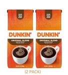 (pack 2) Dunkin Original Blend Ground Coffee, Medium Roast, 12 Oz Bag. Fixed Price $16.99.