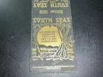 Vtg Matchbook-south SEAS-540 Sutter St. Near Powell-san Francisco, Calif. -#J874. Fixed Price $14.99.