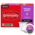 Community Coffee French 12 Count Pods, Extra Dark Roast, Compatible. Fixed Price $18.28.