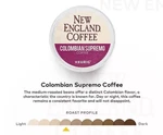 Lot 60 Kcup New England Coffee Colombian Supremo Pod Brew Father Treat Roast Gif. Fixed Price $66.94.