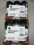 Amazon Brand - Happy Belly Cayenne White Pepper Crushed Red 2 X 3 Pcs Set. Fixed Price $12.99.