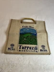 Costa Rica Cafe Brit Coffee Tote Burlap Bag Tarrazu Montecielo. Fixed Price $15.99.