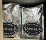 2 Packs Trader Joe's French Vanilla Ground Coffee Medium Dark Roast 14 Oz Each. Fixed Price $34.95.