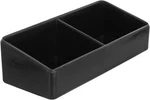 Tea Box Sugar Packet Holder With 3 Compartments For Coffee Bar Counter Black. Fixed Price $22.39.