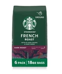 Starbucks French Roast Ground Coffee Dark 18 Oz (pack 6). Fixed Price $85.55.