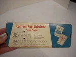 Dean Milk Comapny Franklin Park Il. Cost Per Cup Calculator Maxwell House Coffee. Fixed Price $19.95.