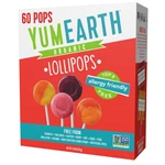 Yumearth Organic Variety Pack, 60 Fruit Flavored Favorites Lollipops, Aller. Fixed Price $23.95.