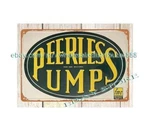 Peerless Pumps Servicemen Plumber Metal Tin Sign Brew Pub Themed Home Decor. Fixed Price $21.29.