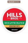 Hills Bros Decaf Medium Roast Keurig Coffee K-cups. Fixed Price $30.98.