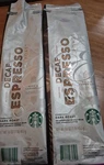Starbucks Espresso Dark Roast Whole Bean Arabica Coffee Bag Empty Diy Crafts. Fixed Price $12.95.