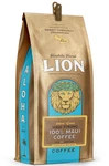 Lion Coffee - 100% Maui Whole Bean Medium Roast 7OZ. Fixed Price $43.95.