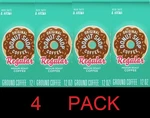 The Original Donut Shop Regular Medium Roast Ground Coffee 12 Oz Bag - 4 Pack. Fixed Price $99.99.