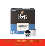 Peets Cafe Domingo K Cup Pods 88CT Medium Roast COFFEE...(A19.5). Fixed Price $56.80.