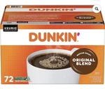 Dunkin' Donuts Medium Roast K-cup Coffee Pods, Original Blend, 72 Ct.. Fixed Price $94.29.