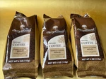 Harry & David Ground Coffee - Vanilla Creme Br 3 Bags (4 Oz Each). Fixed Price $22.62.