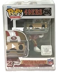 Funko Pop! Nfl Football San Francisco 49ERS Christian Mccaffrey #250 W/protector. Fixed Price $17.99.