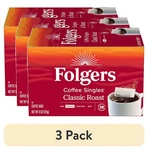 Pack Folgers Coffee Singles Classic Roast Bags, 38 Count. Fixed Price $39.42.