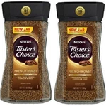 Nescafe Taster's Choice Instant Coffee French Roast 2 Canister Pack. Fixed Price $43.95.