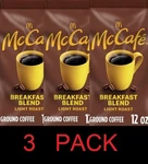 Mccafe Breakfast Blend Light Roast Ground Coffee 12 Oz Bag - 3 Pack. Fixed Price $85.99.