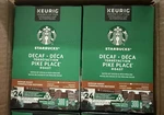 Starbucks Decaf Pike Place Roast Cup Pods Medium 48 Ct Old Stock. Fixed Price $29.99.