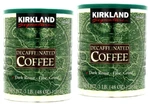 2 Packs Kirkland Signature Decaffeinated Coffee Dark Roast 3 Lb Each, Total 6. Fixed Price $69.50.