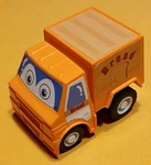 San Ren Hang Srh #2810 Choroq Penny Racer Pullback Bread Truck Yellow Orange Fun. Fixed Price $13.99.