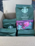 (4) Caffe Verona Ground Coffee Dark Roast 7LBS Starbucks 28OZ In Date. Fixed Price $50.00.