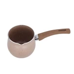 Coffee Pot 10CM Single Handle Warmer Boiling Mini Milk Pan Aluminum Alloy Brown. Fixed Price $34.10.