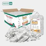 T-shirt Knit Recycle White Cleaning Rags Bulk Bag Oil Stain Grease Paint & Auto. Fixed Price $299.00.