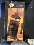 New- Rare Disney Mickey Mouse Cast Iron Coffee French Press Glass. Fixed Price $40.00.