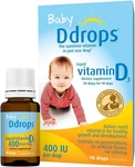 Baby Ddrops Liquid Vitamin D3 400 Iu Dietary Supplement 90 2.5ML. Fixed Price $17.95.