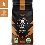 Death Wish Coffee, Medium Roast, Ground, Fair Trade, Bag, 10OZ, Organic,. Fixed Price $12.49.