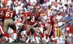 EJ580 Steve Young San Francisco 49ERS Looks For Open 8X10 11X14 16X20 Photo. Fixed Price $14.95.